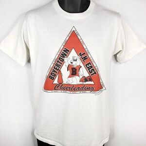 Boyertown Bears Cheerleaders T Shirt Vintage 80s Junior High East Made In USA M